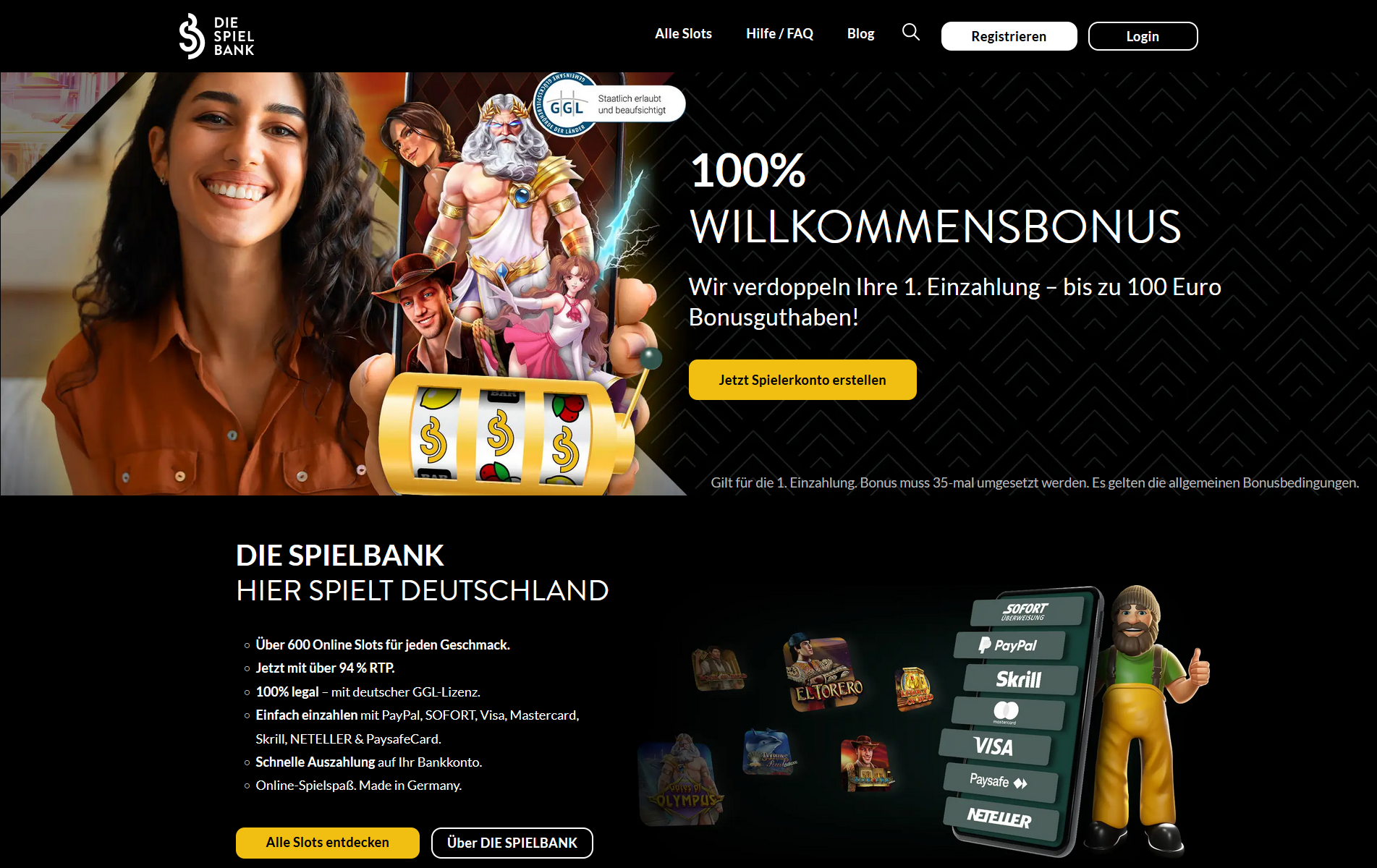 DIE SPIELBANK Online Slot Casino Deutschland